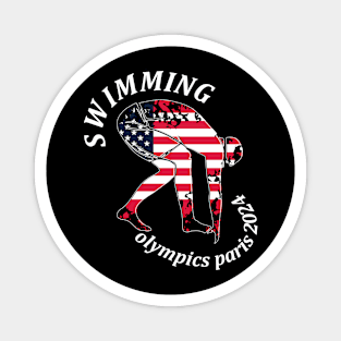 swimming paris 2024 Magnet